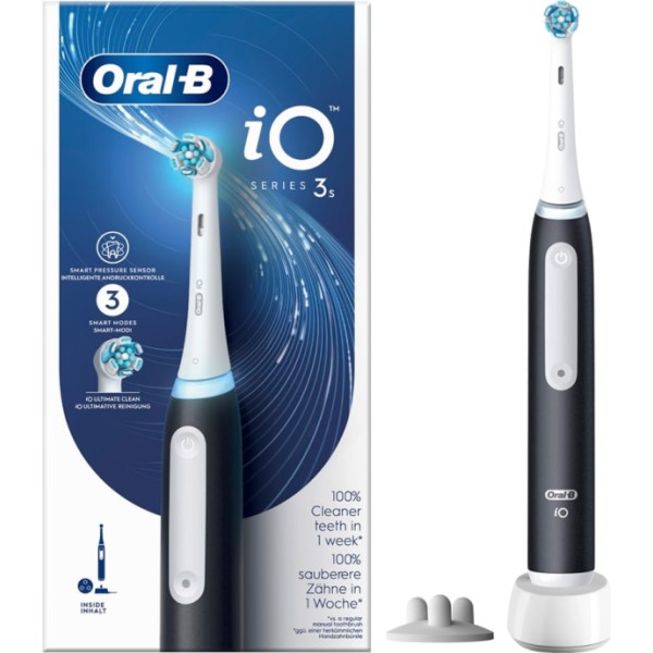 Braun oral-b io 3 negro / cepillo de dientes eléctrico