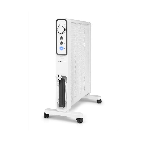 Orbegozo rmn 2000 blanco / radiador de mica 2000w / 2 potencias de calor / ruedas